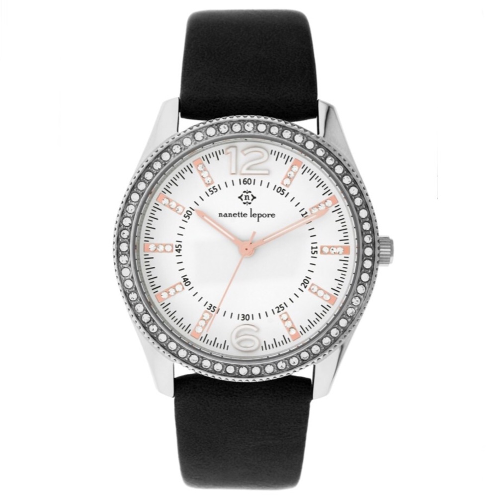 Nanette Lepore 38mm Watch With Black Strap